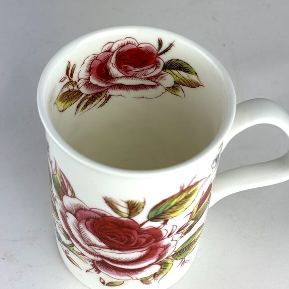 Henley Collection Rose Fine Bone China Mug - Made in England (2008) - Picture 8 of 10